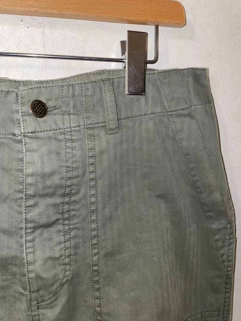 Supreme カーゴパンツ 32 オリーブグリーン　ヘリンボーン