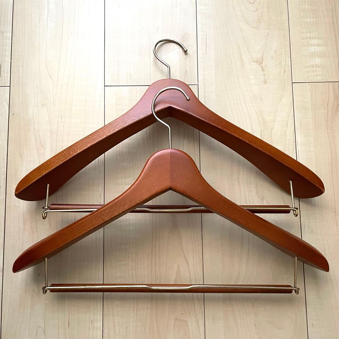 【非売品】ポロラルフローレン　スーツ/ジャケット　木製ハンガー　2本セット