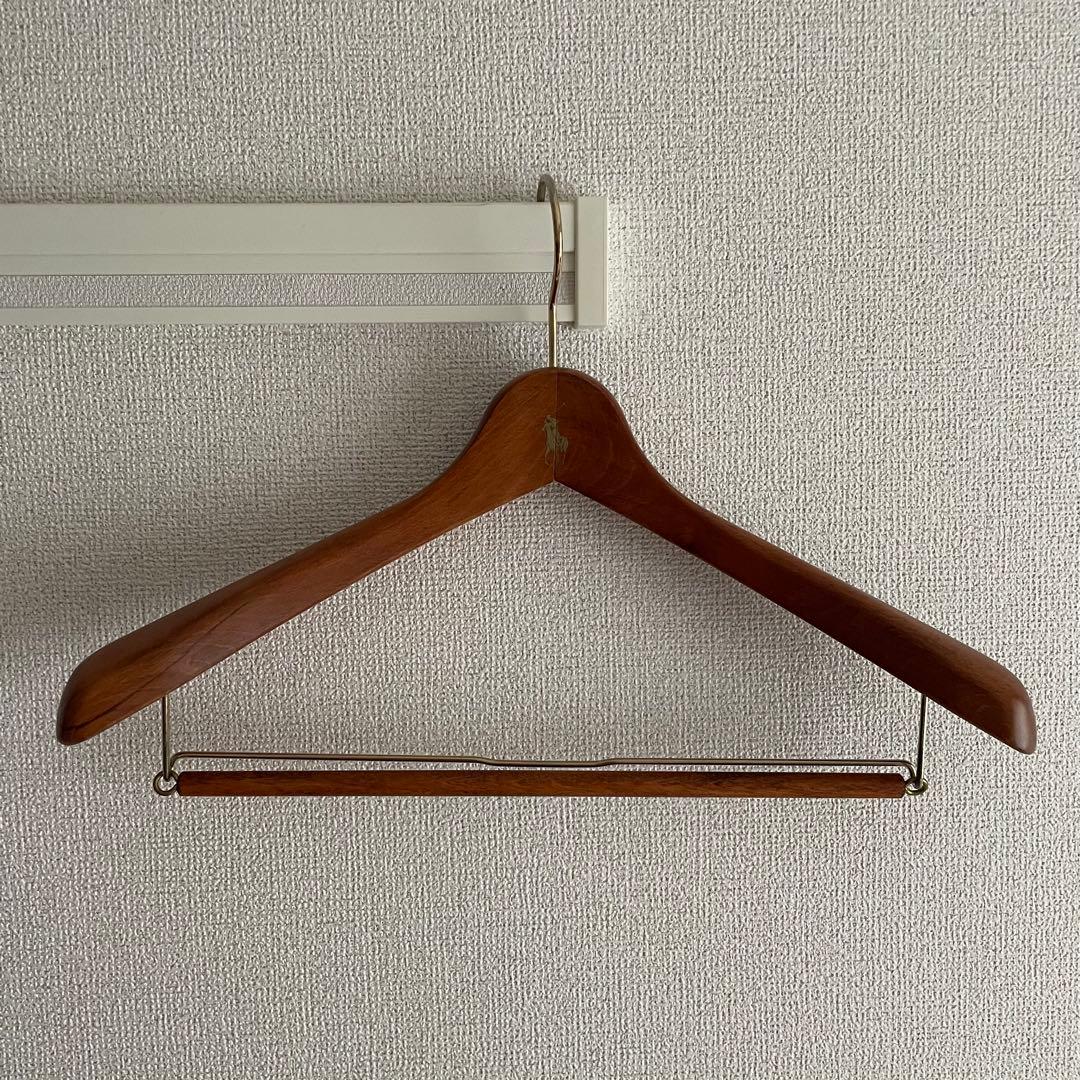 【非売品】ポロラルフローレン　スーツ/ジャケット　木製ハンガー　2本セット