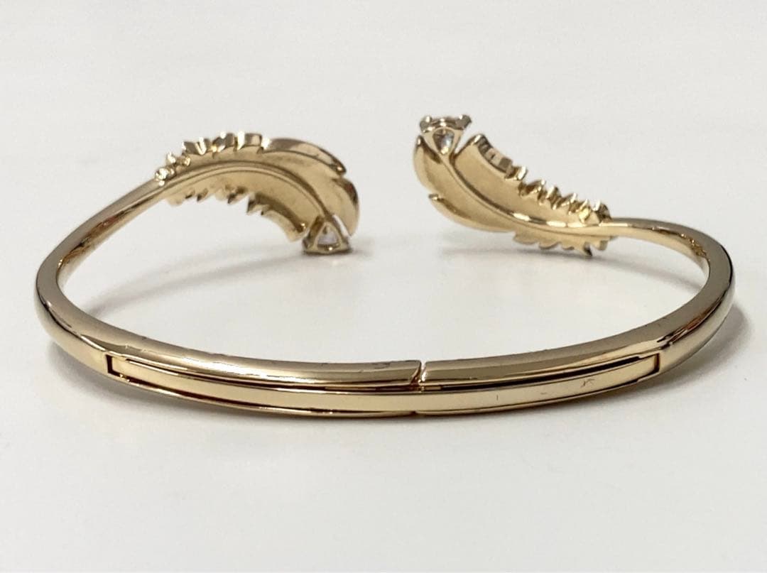 SWAROVSKI NICE羽根モチーフ　バングル