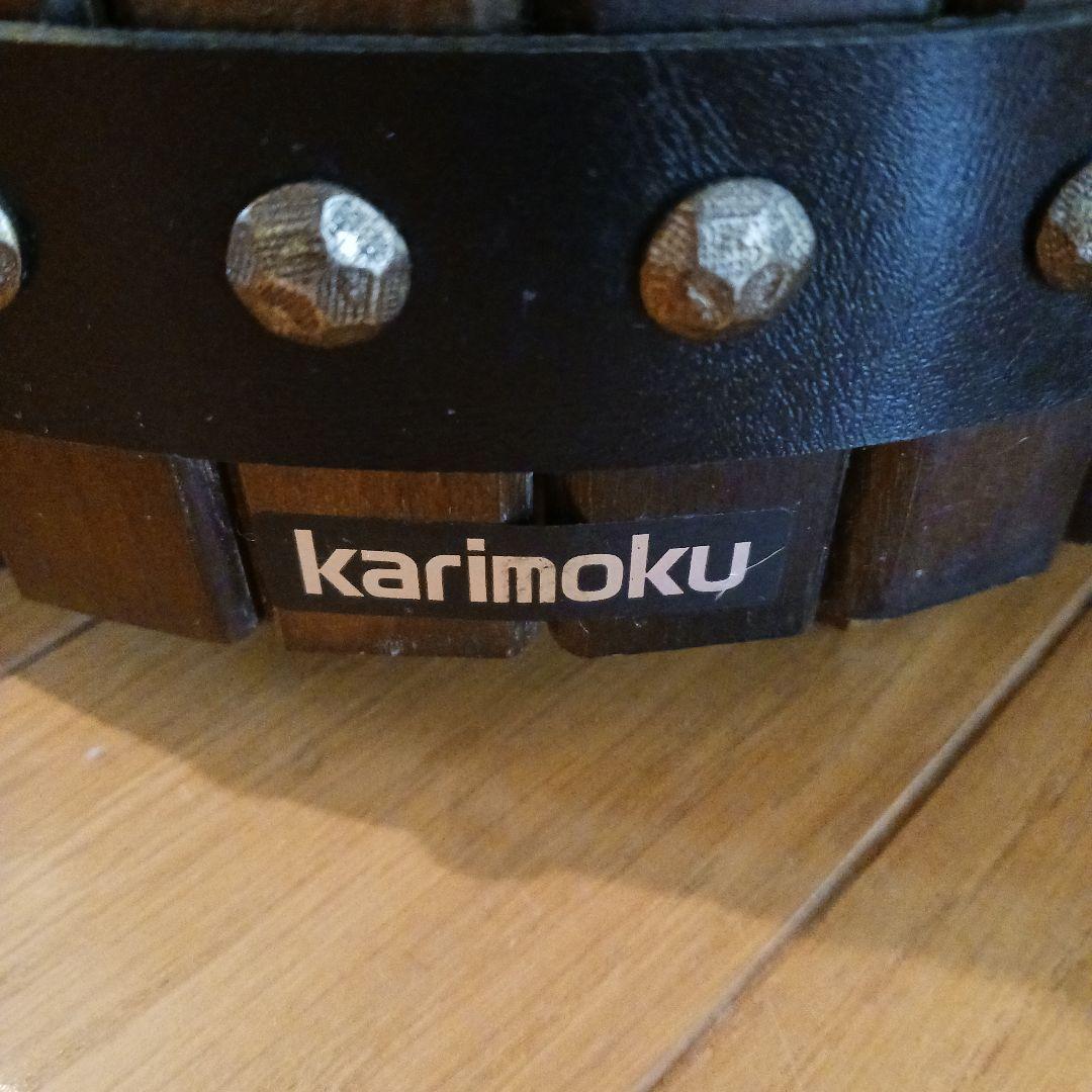 karimoku 木製傘立て ダークブラウン