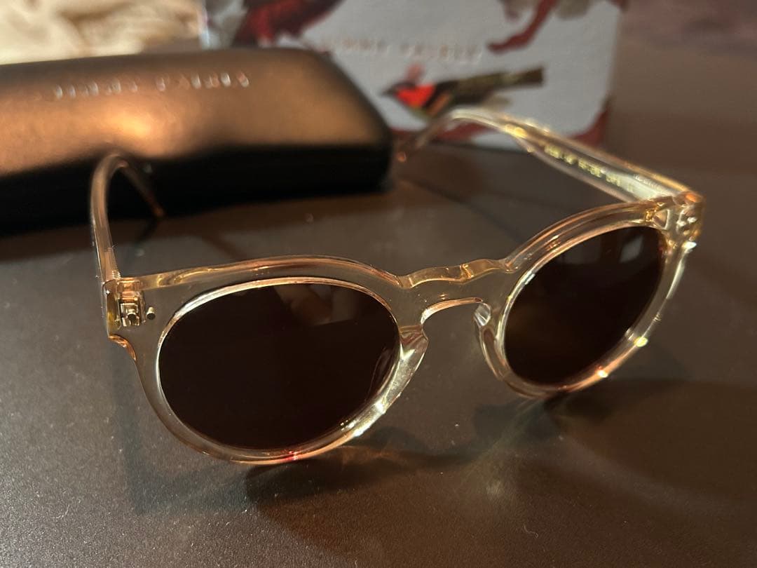 Jimmy Fairly クリアフレーム サングラス