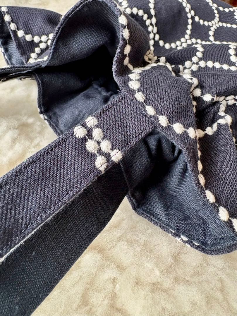 ミナペルホネン生地使用 ✳︎ tambourine 巾着バッグA