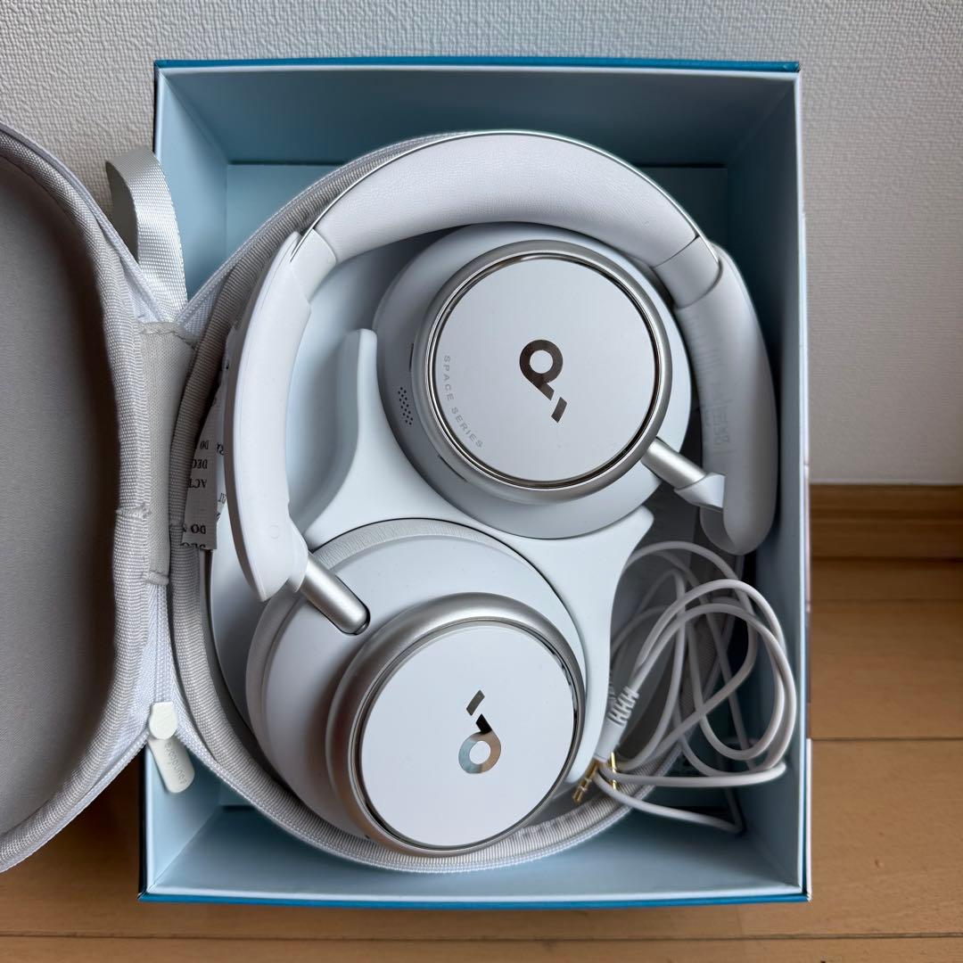 【美品】Anker Soundcore Space Q45 ワイヤレスヘッドホン