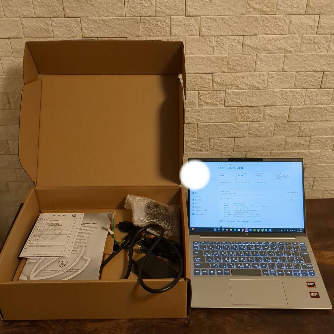 HP pavilion aero 13 bg シルバー 16/512GB