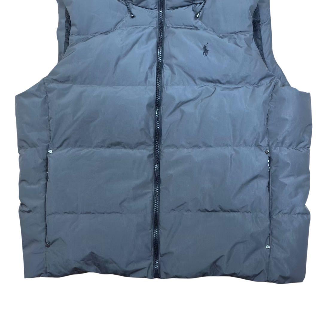 未使用 POLO RALPH LAUREN ダウン ベスト グレー XXL