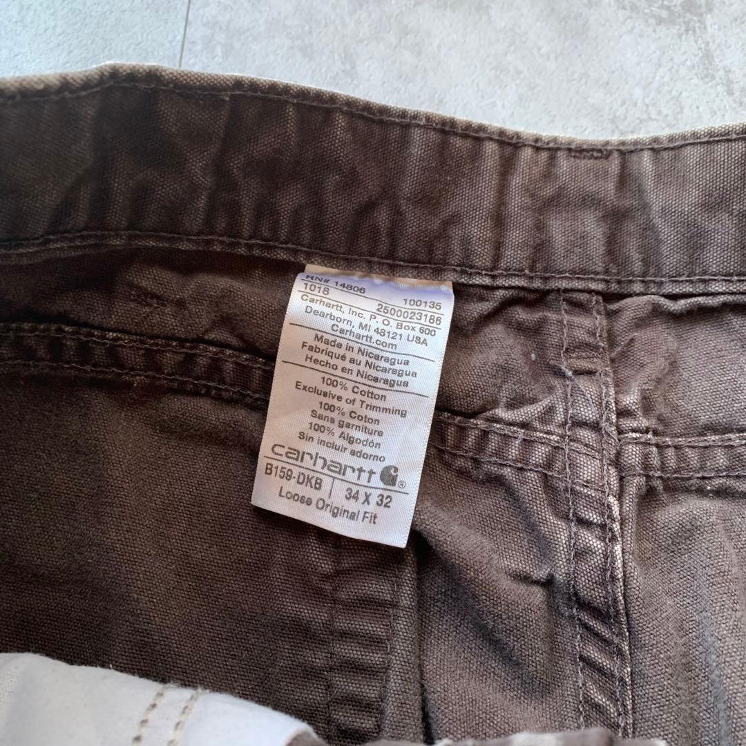 【雰囲気抜群】Carhartt ペインターパンツ フェード USA ダブルニー