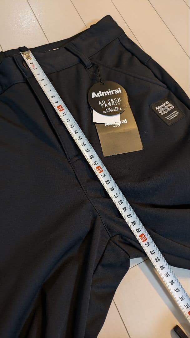 新品タグ付き Admiral ボンディングパンツ 撥水ストレッチ　裏起毛