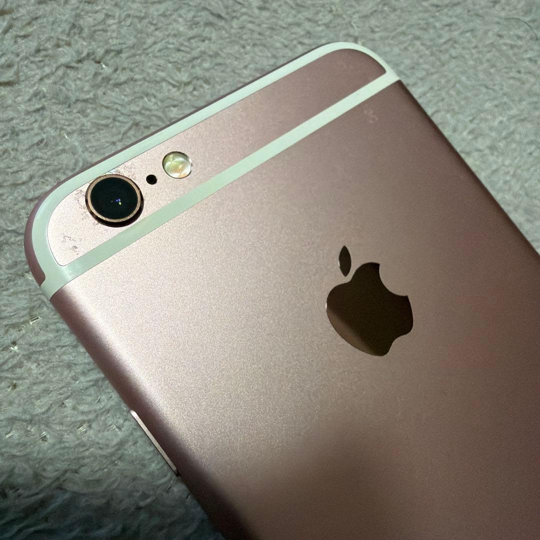 【バッテリー100】Apple iPhone6sローズゴールド 本体 128GB