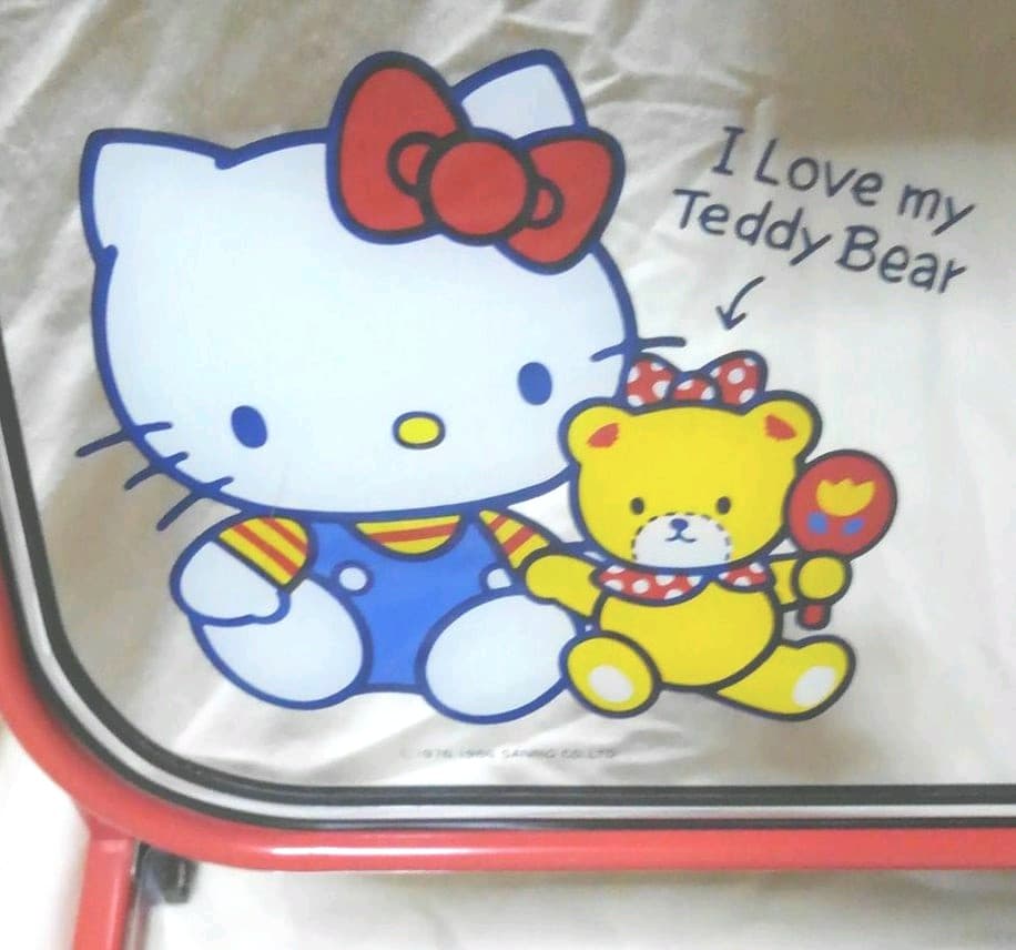 ハローキティ　スタンドミラー　サンリオ　昭和レトロ　鏡