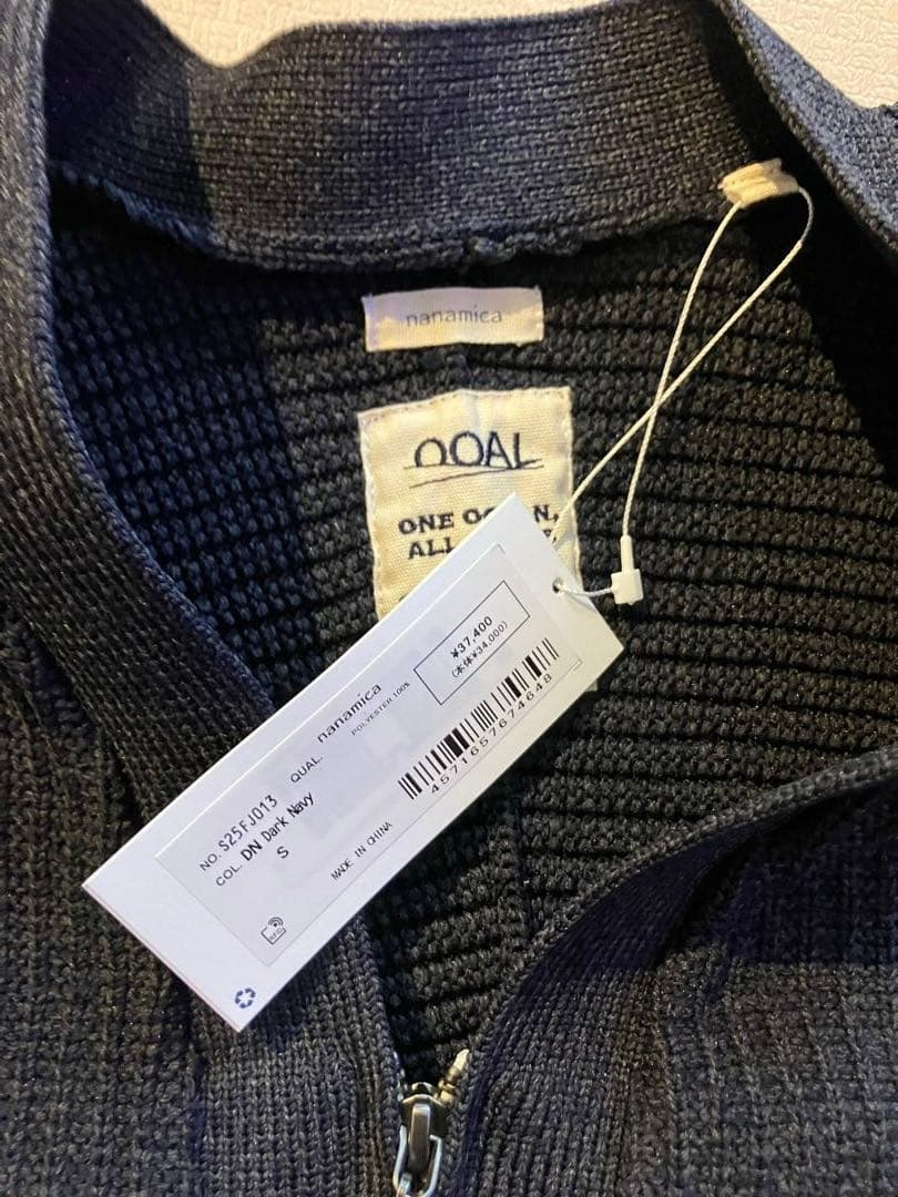ナナミカ　5G ZIP CARDIGAN Dark Navy Mサイズ