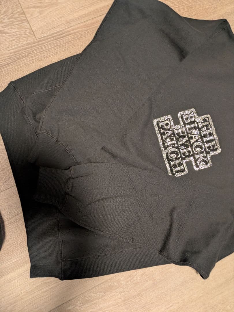 未使用　ブラックアイパッチ　ラインストーントレーナー　s