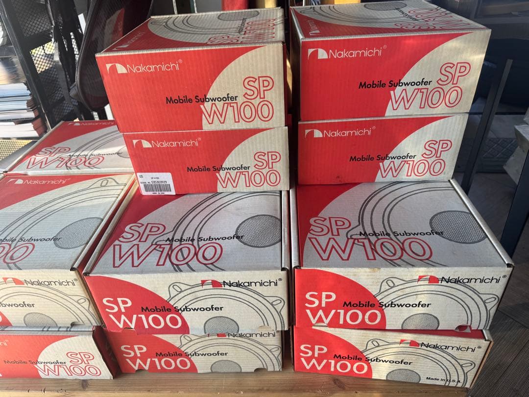 marz-tex Nakamichi SP-W100 ウーファー2個