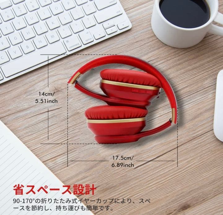 ヘッドホン Bluetooth 5.0 ノイズキャンセリング ワイヤレス