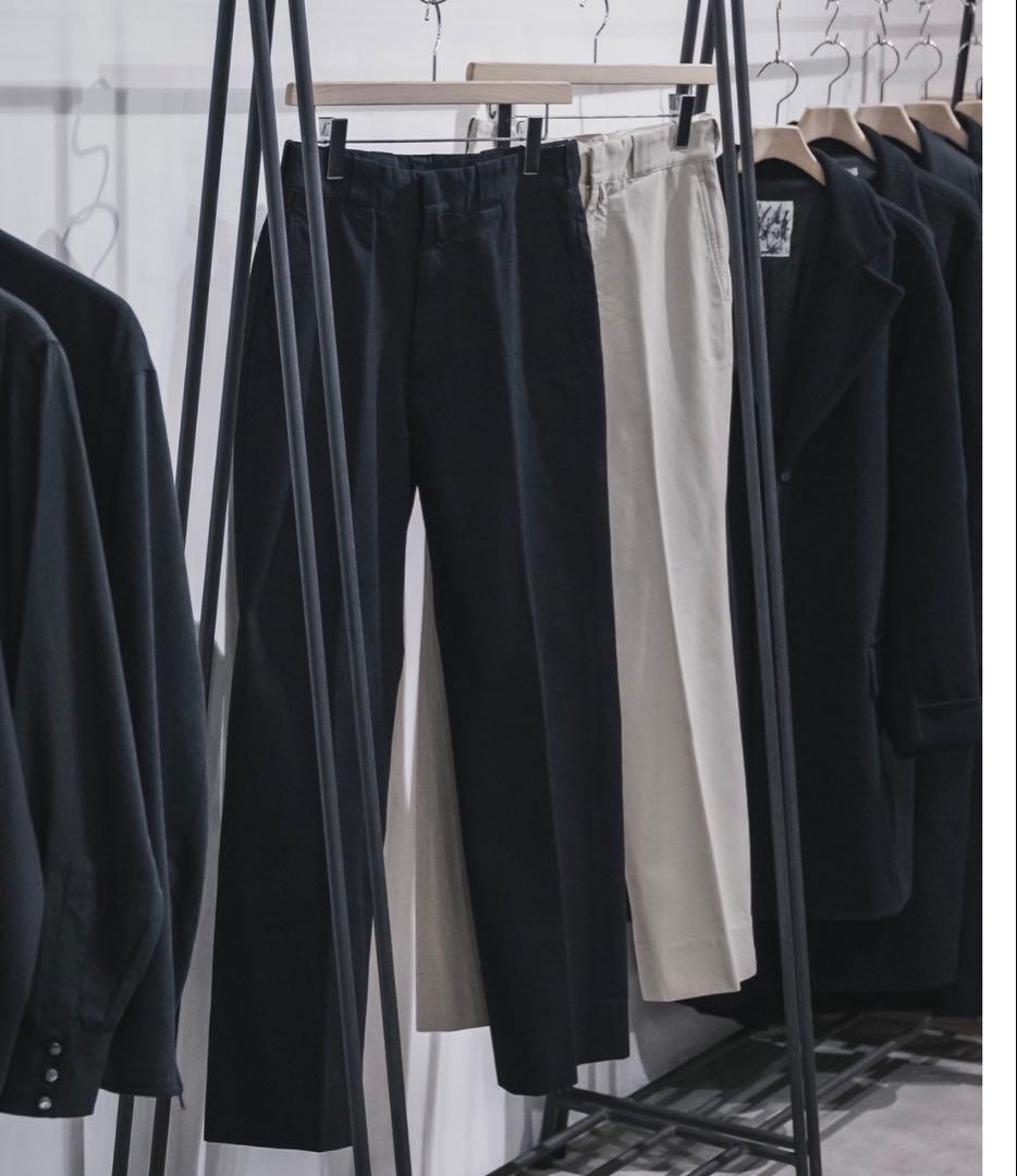 新品 26ss COMOLI コモリ ポストワークツイルパンツ 2
