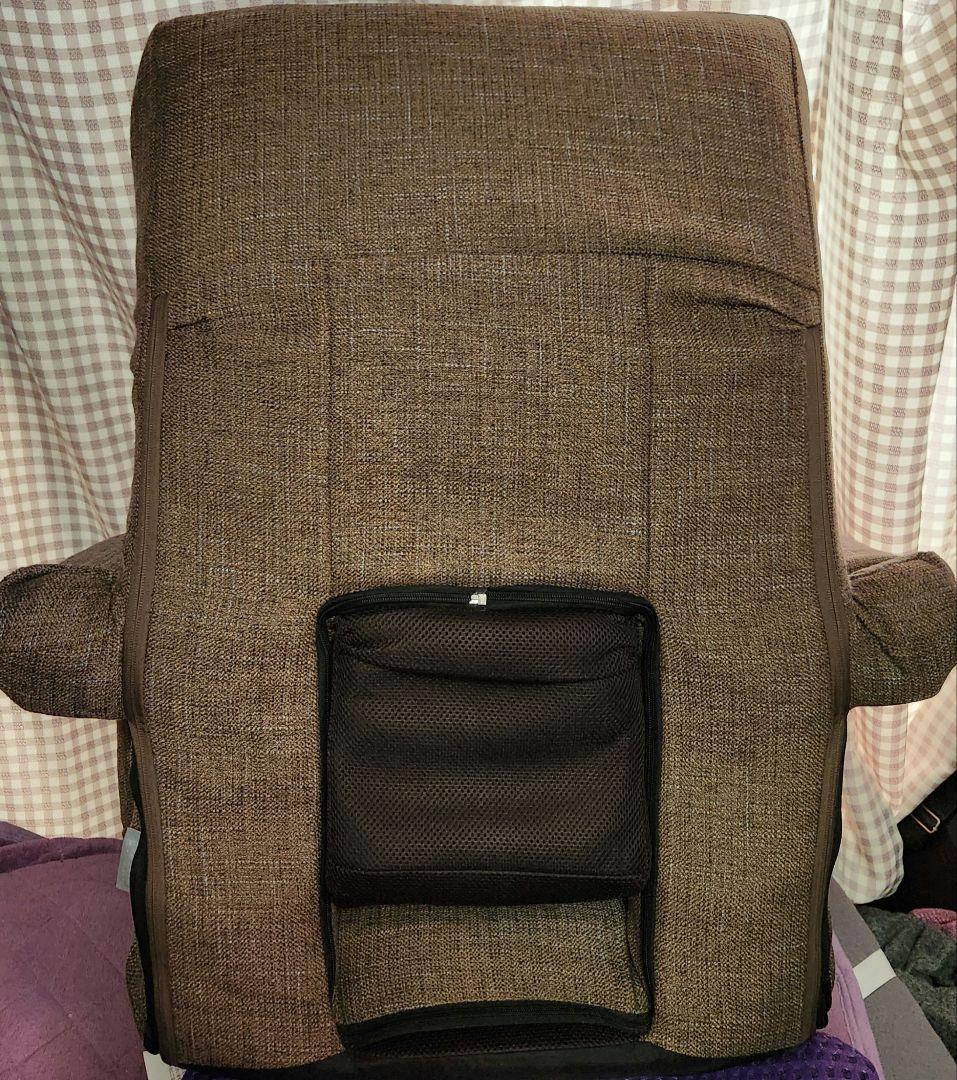 腰の神様がくれた座椅子　【第9弾】 くつろぎ広がる３WAYタイプ（ブラウン）