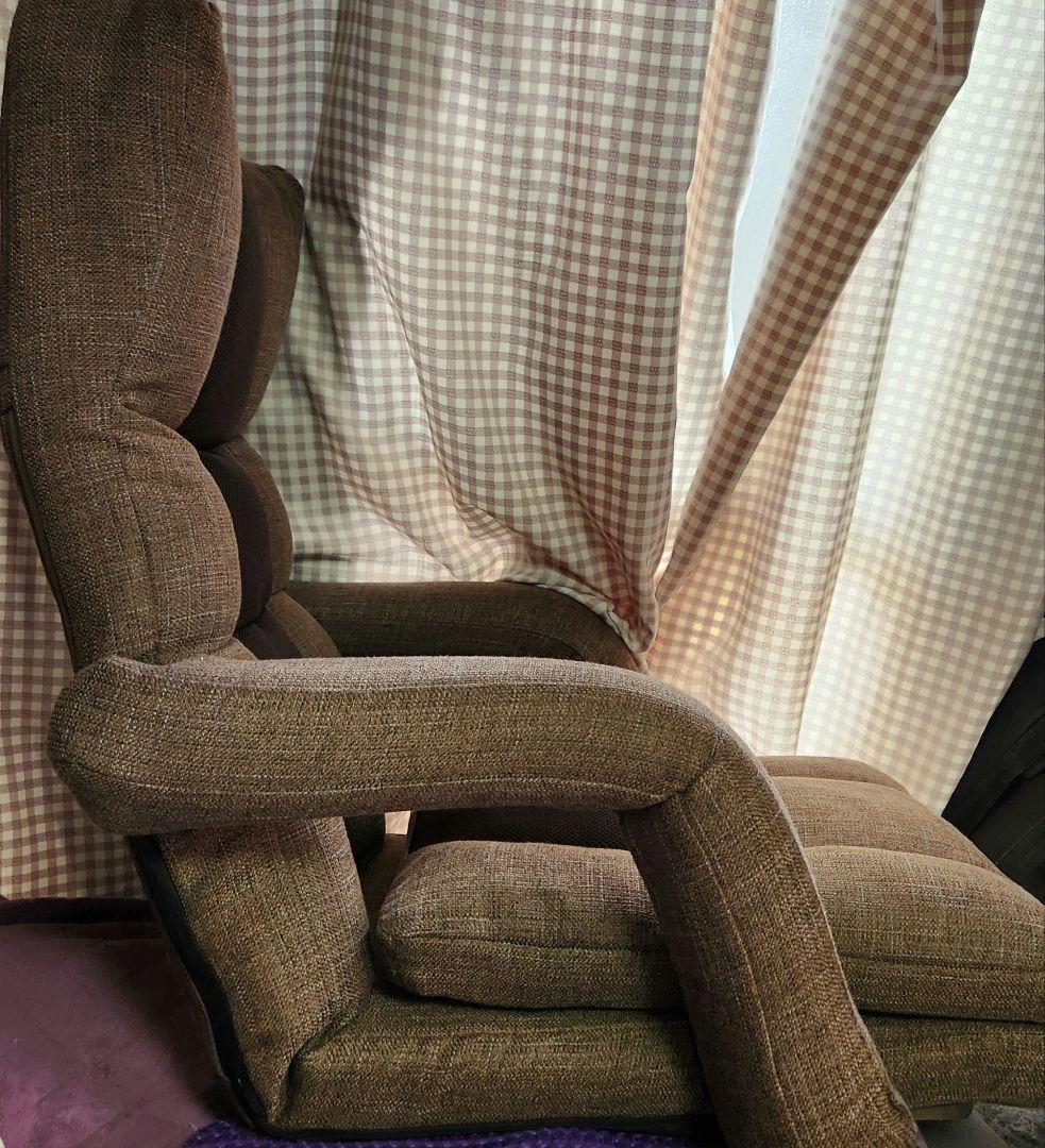 腰の神様がくれた座椅子　【第9弾】 くつろぎ広がる３WAYタイプ（ブラウン）