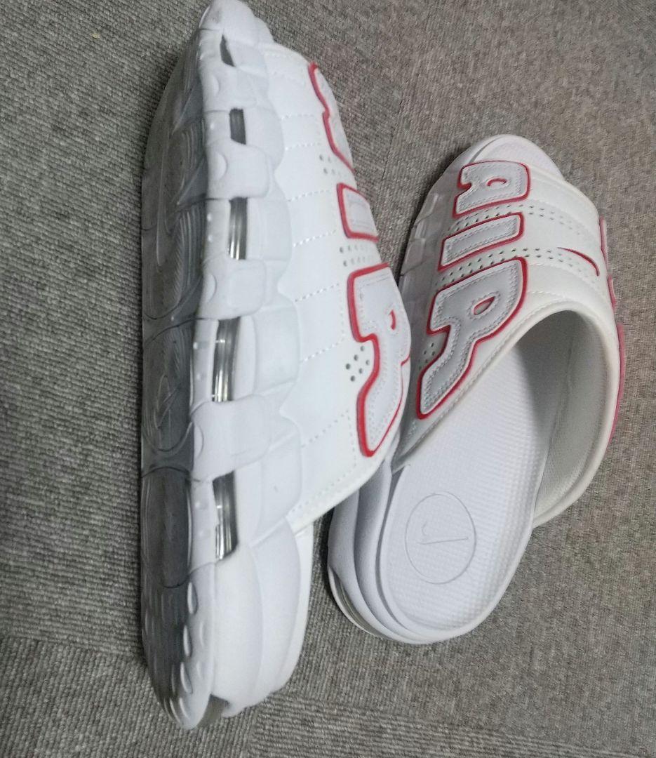 Nike エアクッションスポーツサンダル ホワイト/レッド