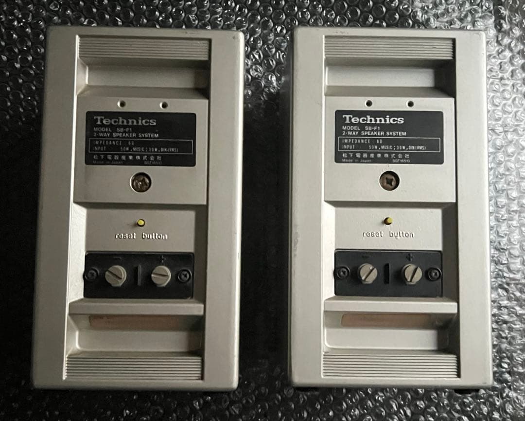 【音出し確認済み】Technics　SB-F1 スピーカーペア