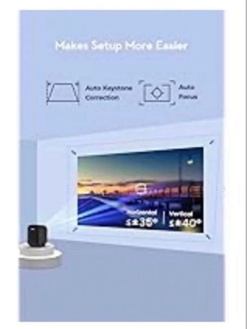 m*y様 Netflix対応 超小型プロジェクター COI ブラック 高画質コン