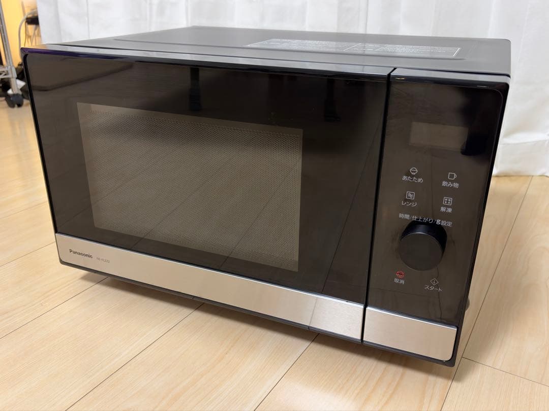 Panasonic 電子レンジ NE-FL222-Kブラック 2024年製
