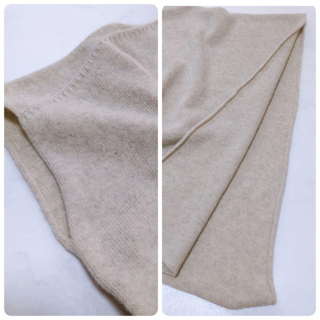 美品✨️evam eva ヤクウールポンチョ ふんわり 優しい温もり❁ベージュ
