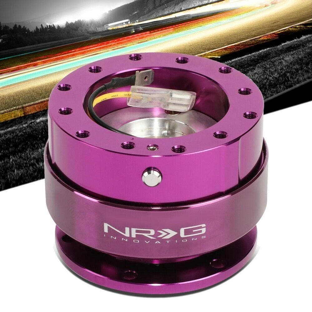 NRG クイックリリース パープル 紫 SRK-200PP ステアリング