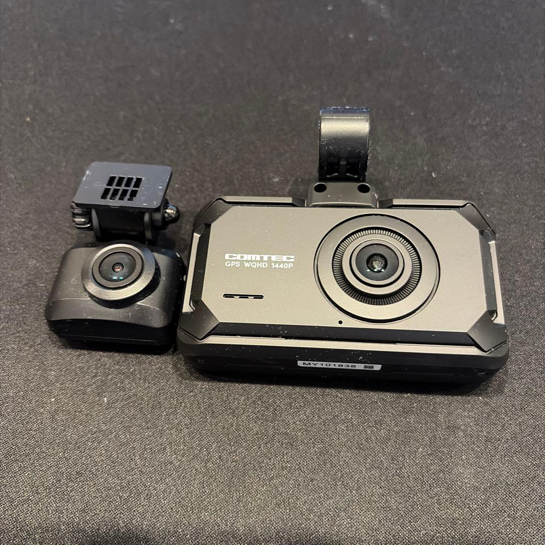 コムテック ZDR065 フロント＆リアカメラ パーキングモニター