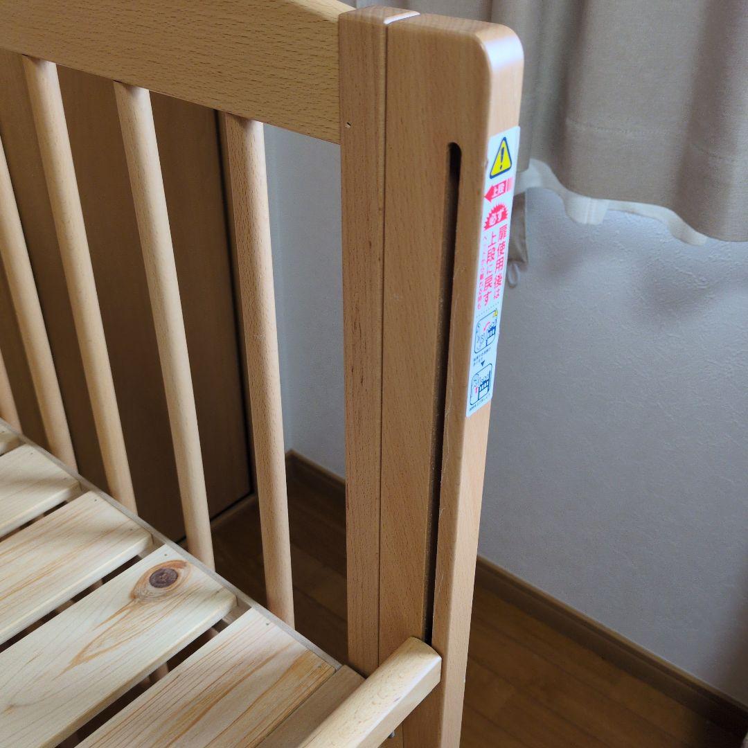 ベビーベッド サワベビー ハイタイプ　トリプルスライド 国産