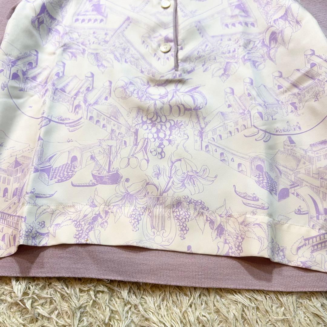 【超希少✨️HERMES✨️スカーフニットポロシャツ】 ヴィンテージ イタリア