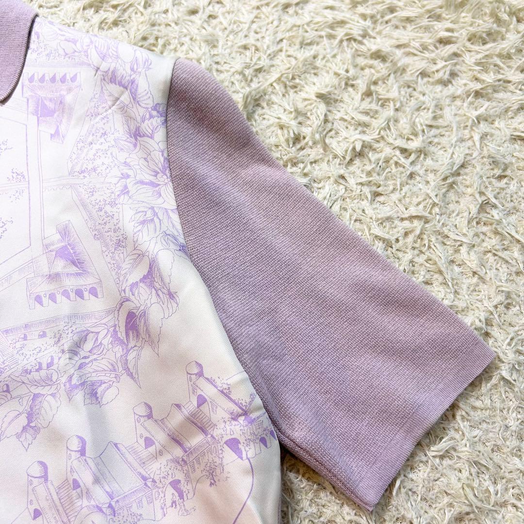 【超希少✨️HERMES✨️スカーフニットポロシャツ】 ヴィンテージ イタリア