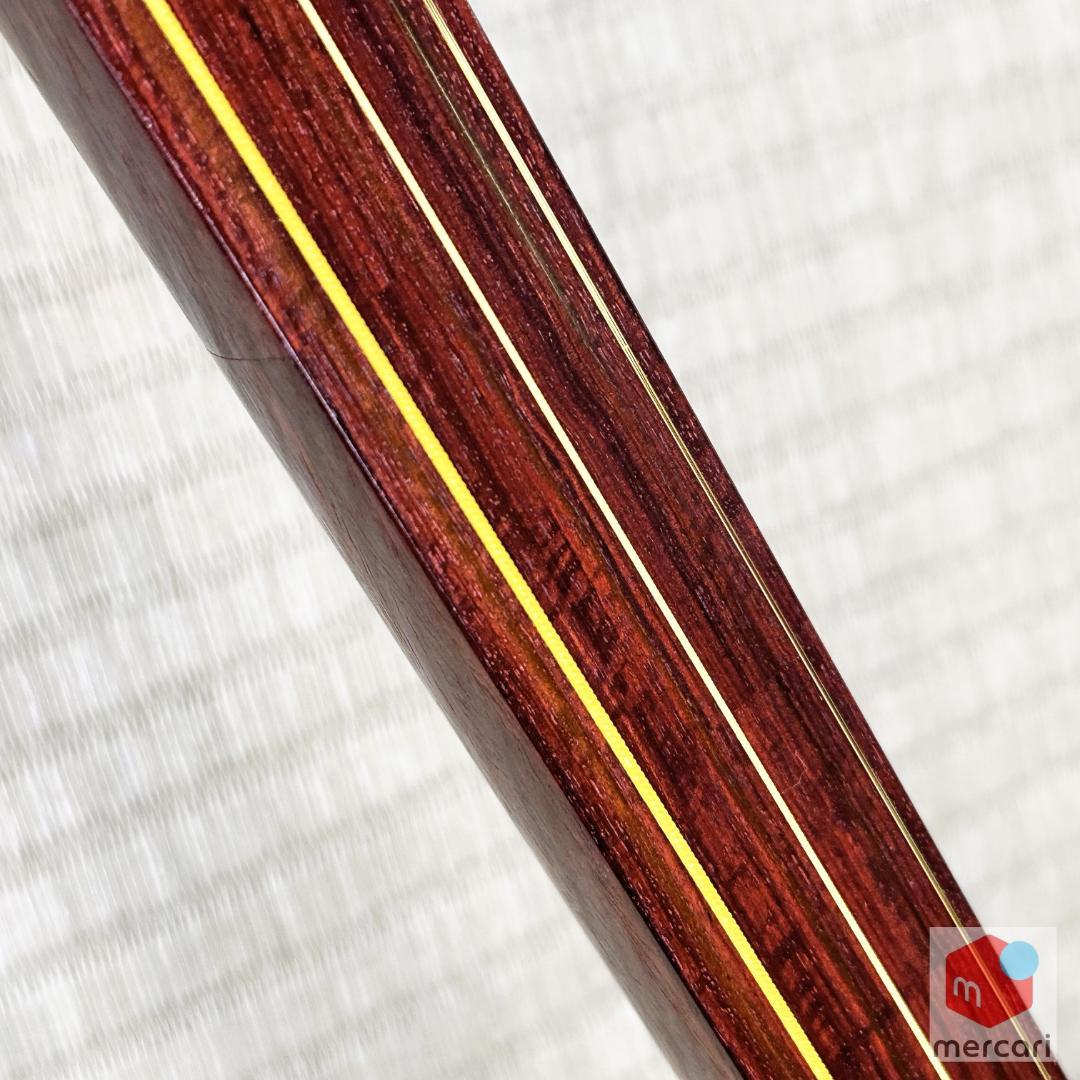 新品 津軽三味線 本体 紅木 太棹 展示品 新品軽量ケース付 新津01