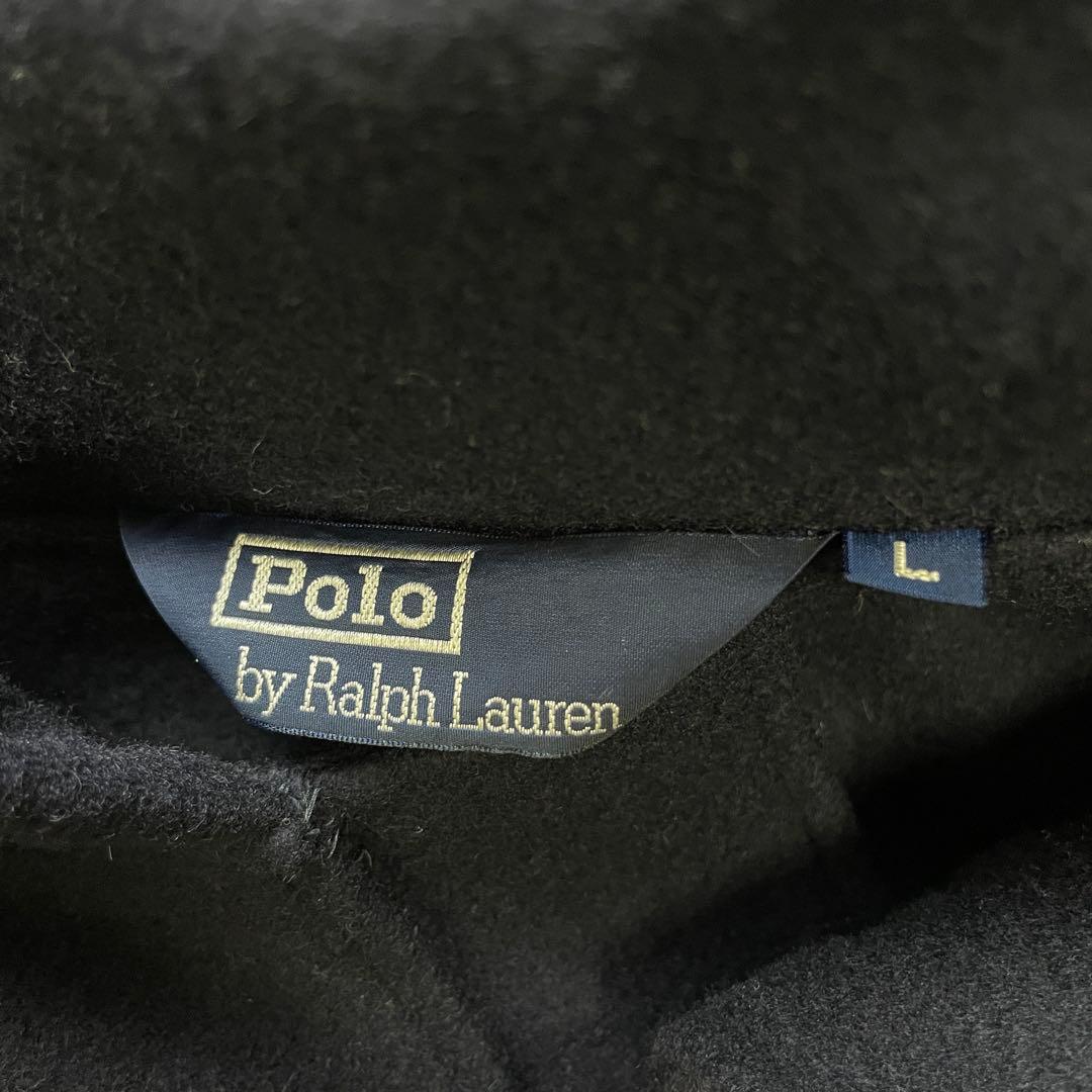 90s ポロラルフローレン ダッフルコート 三角タグ ネイビー L