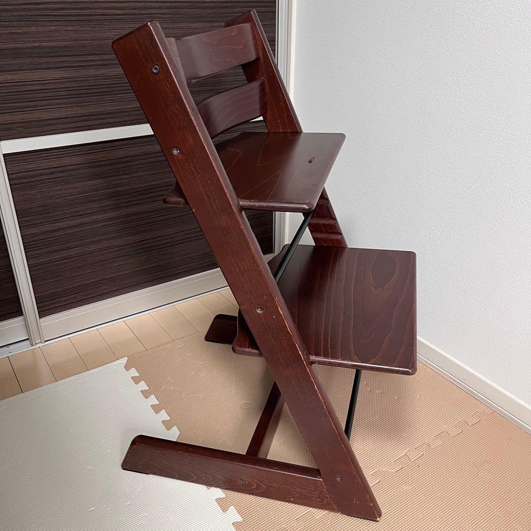 【新型現行品】ストッケ トリップトラップ ウォールナットブラウン　No4