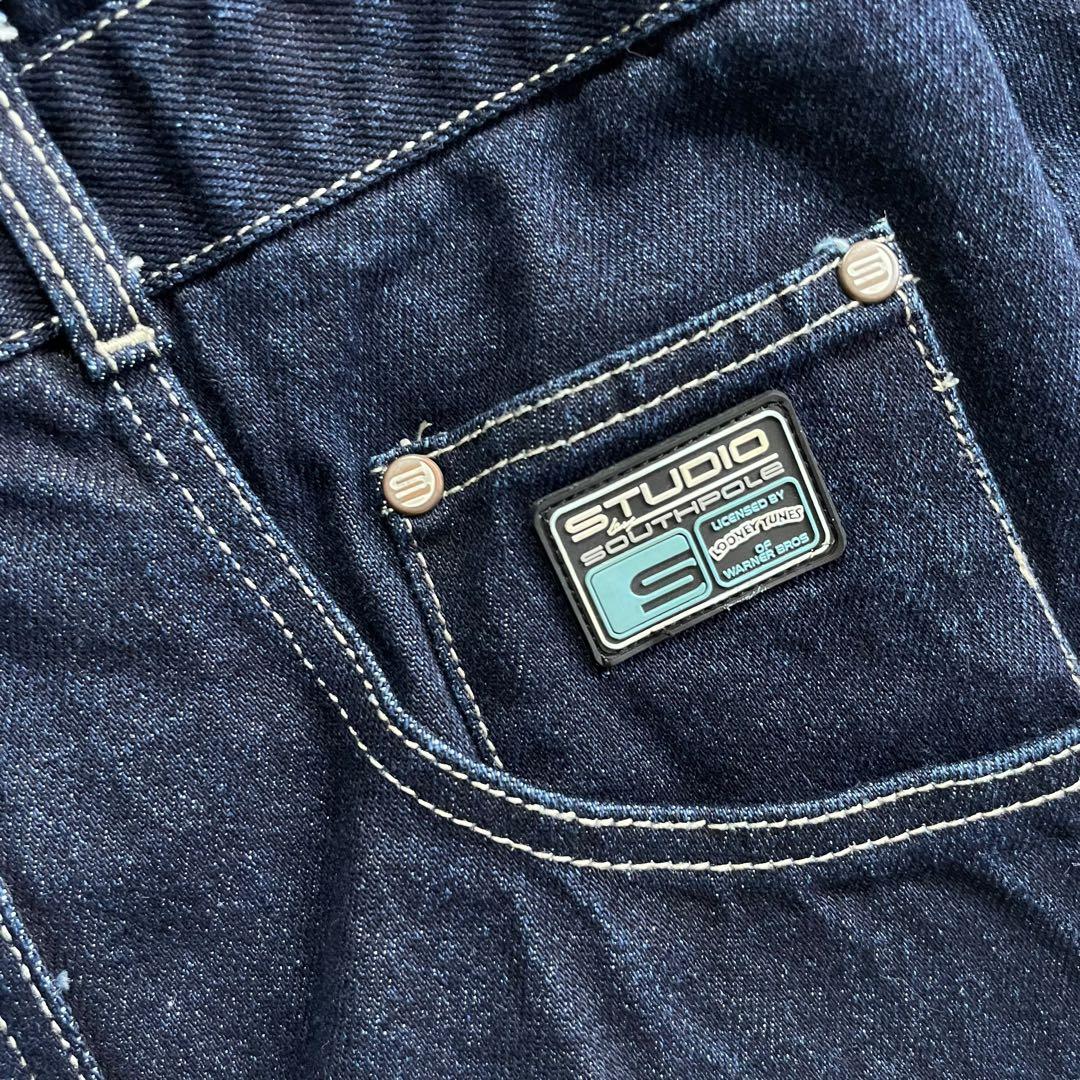 スタジオバイサウスポール デニムジャケット ルーニーテューンズ 90s y2k