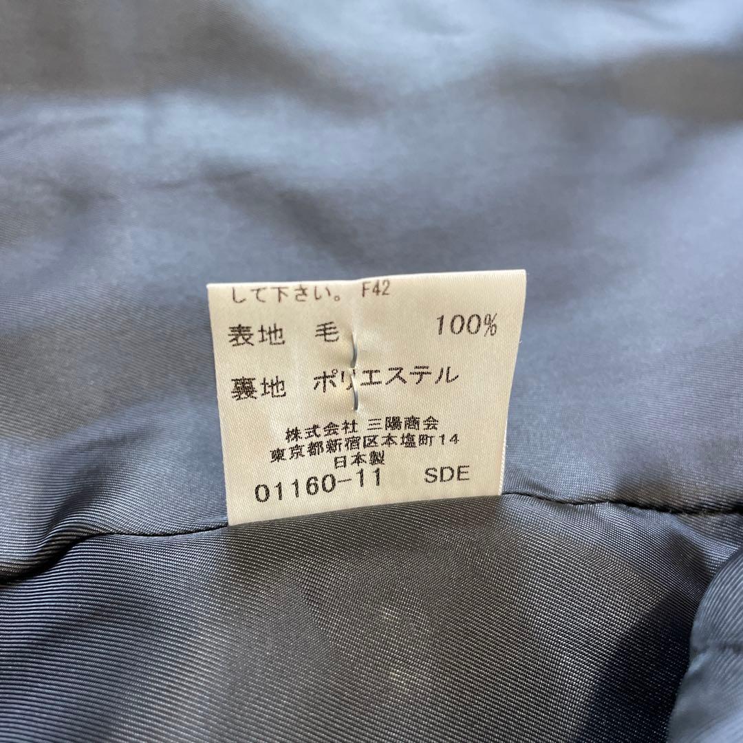 BURBERRY LONDON バーバリーロンドン エンブレム 紺ブレ 160A