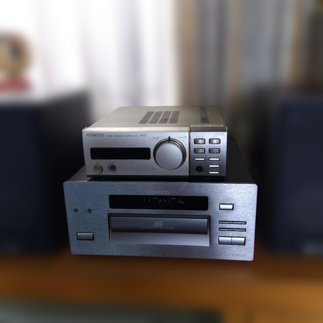 CDデッキ高性能 KENWOOD DPF-5002　 R-SE7 アンプ