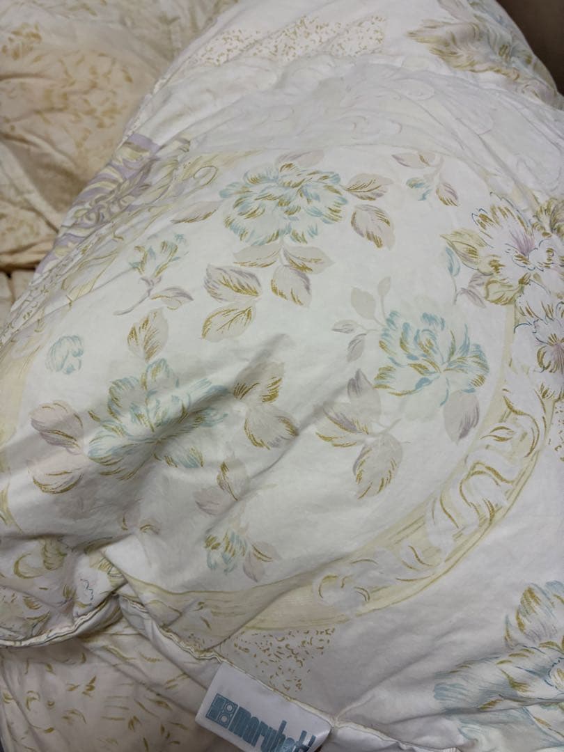 ３*た様 送料分のみからスタート　羽毛掛け布団　丸八真綿販売ソワリー 絹仕様　ダ