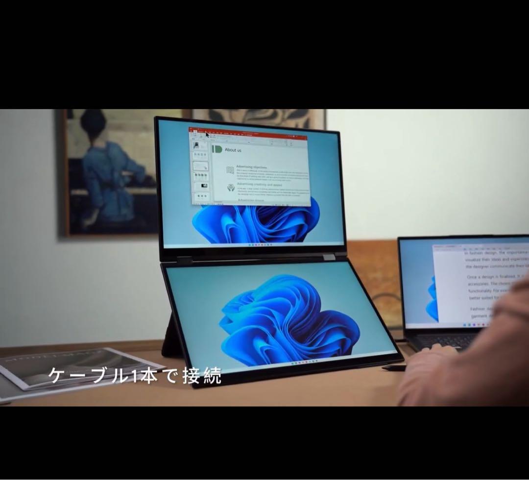 EWEI 16インチ QLED デュアルディスプレイ 非光沢