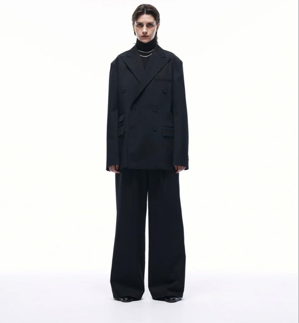 スーツ ILEAN WIDE STRAIGHT BUGGY WOOL SLACKS