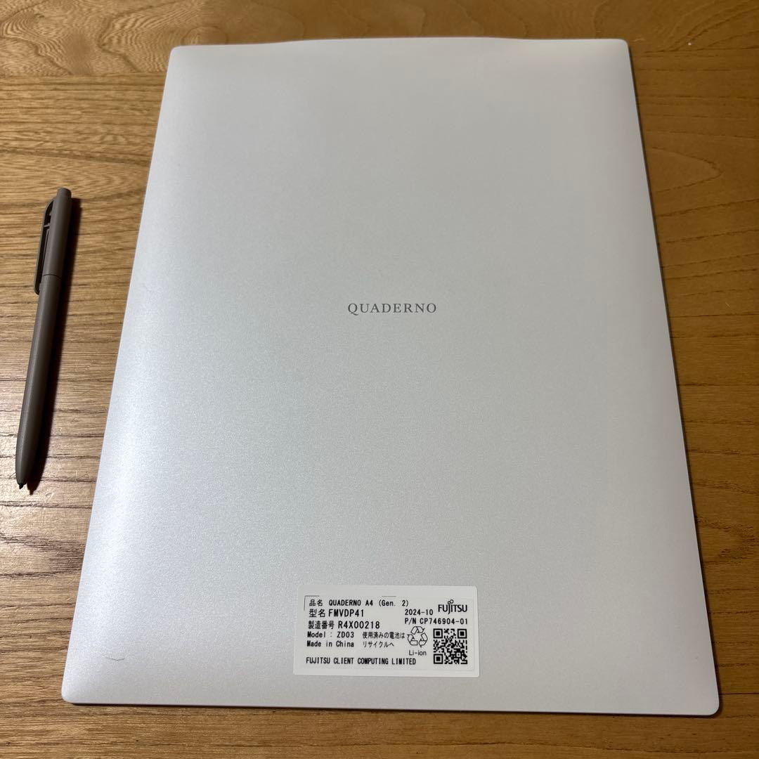 その他 Fujitsu QUADERNO A4 Gen2