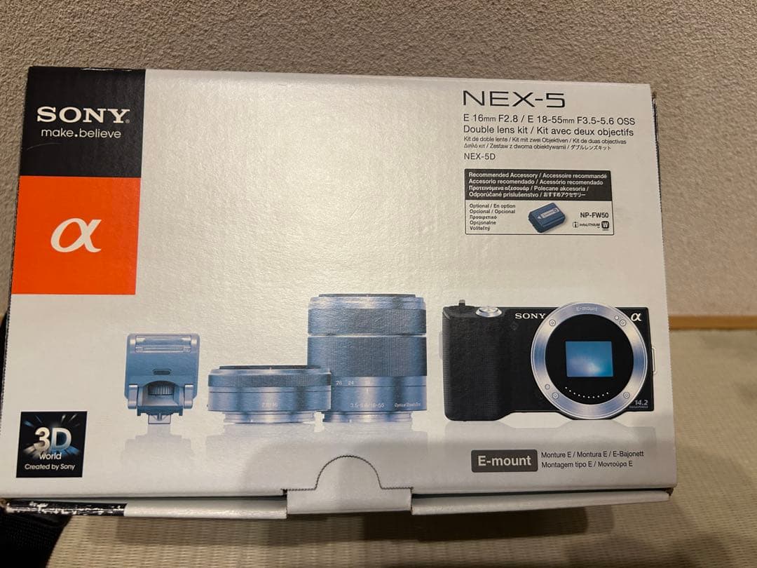 SONY NEX5 ミラーレス一眼 ダブルレンズセット