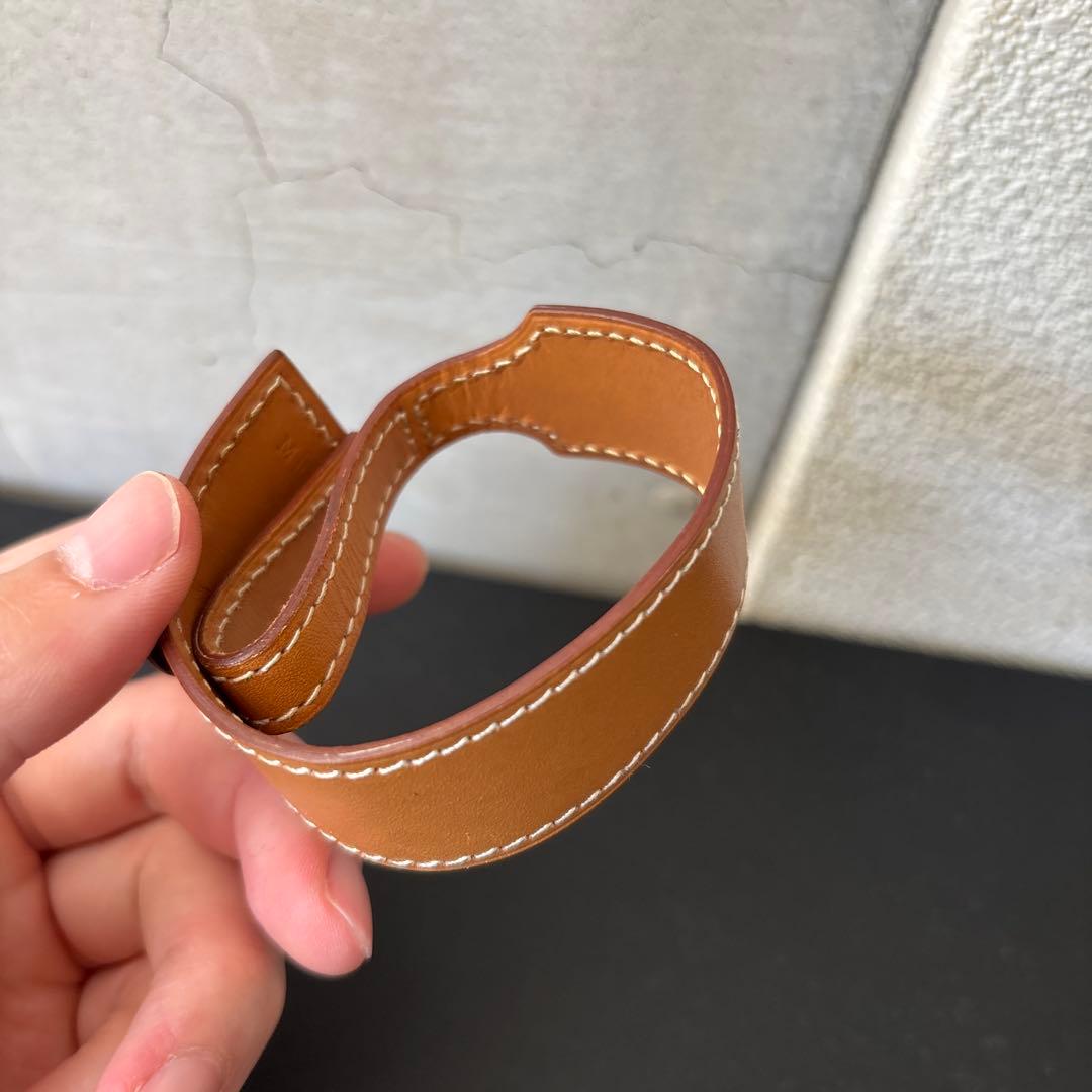 エルメス　レザー バングル 2点セット