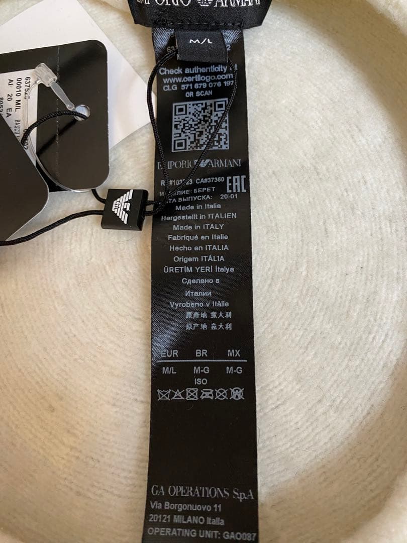 アルマーニ/EMPORIO ARMANI /帽子・ベレー帽・HAT