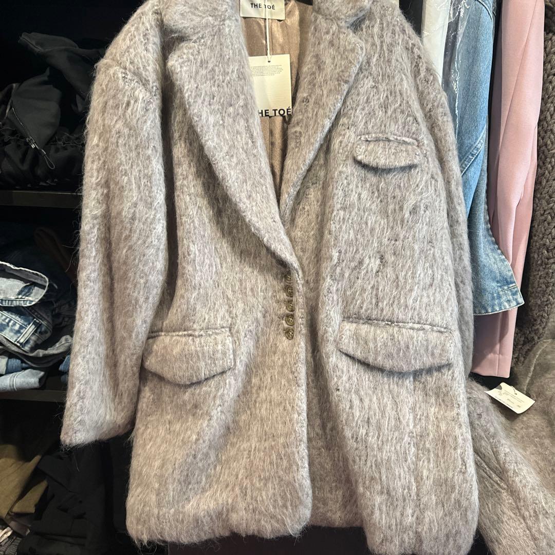 セットアップthetoe chamonix shaggy jacket/M