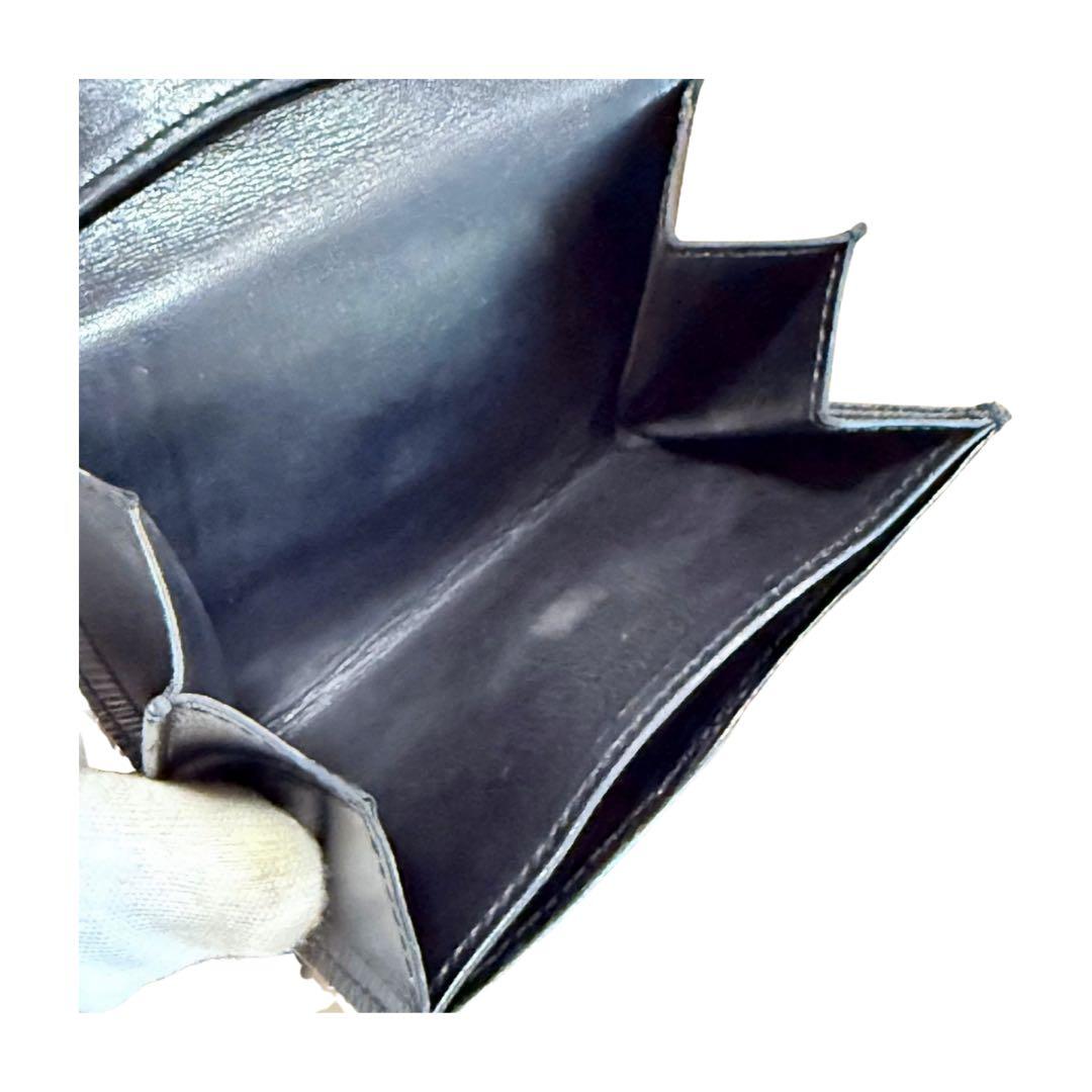 【美品】ルイヴィトン ポルトモネ エピ ノワール M63412　ケース