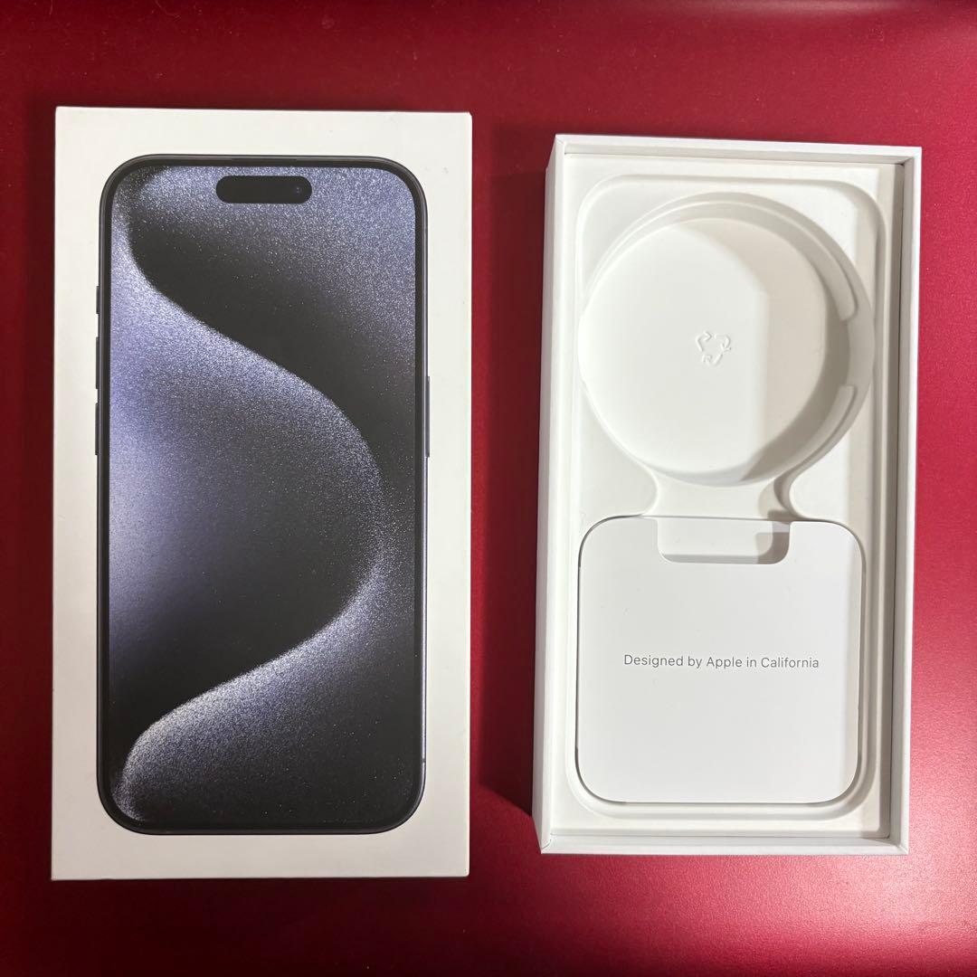 iPhone15pro 128GB simフリー ブルーチタニウム