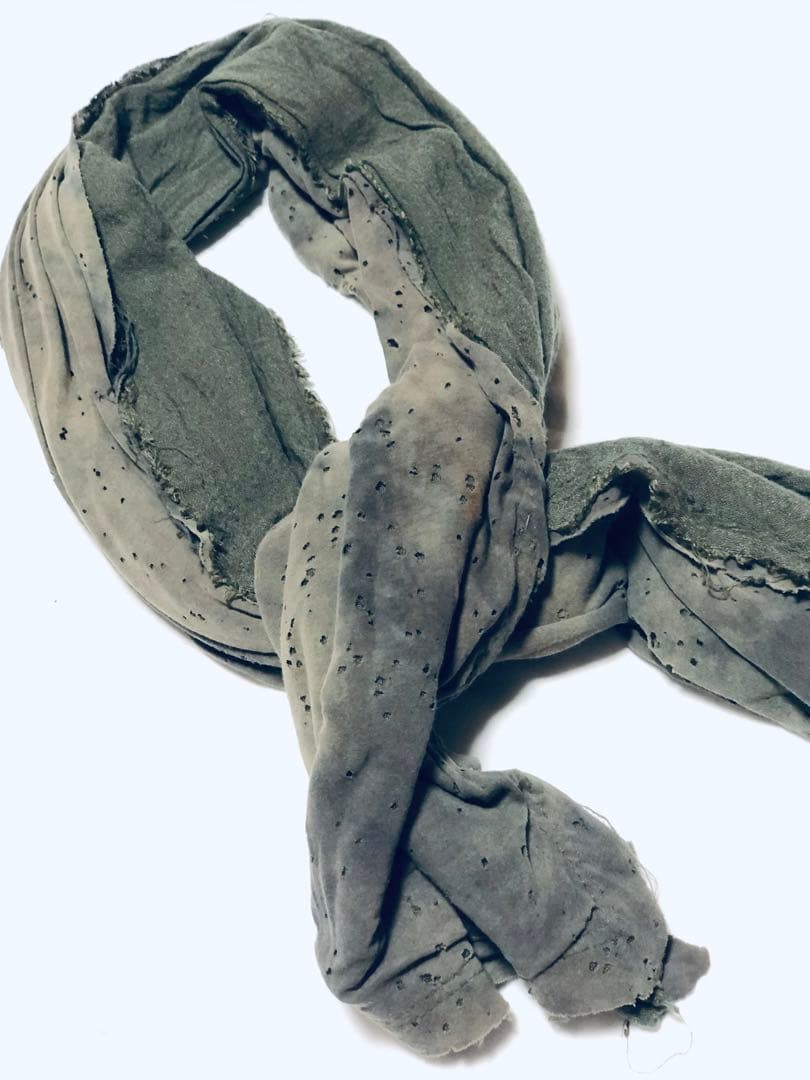 アンダーカバーISM for Rebels ダメージストール カーキ系 旧タグ