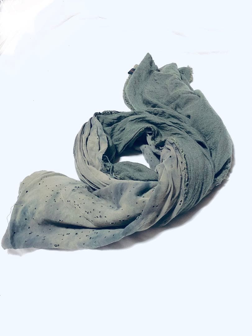 アンダーカバーISM for Rebels ダメージストール カーキ系 旧タグ