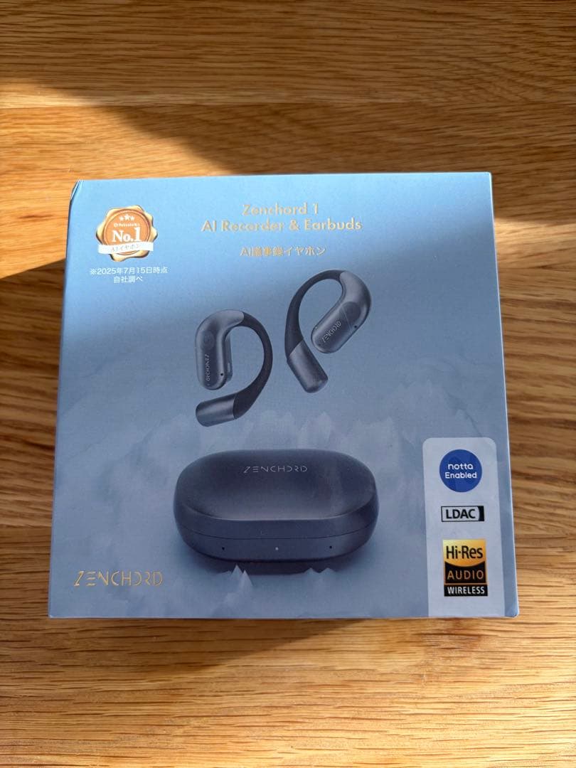 ZENCHORD 1 ワイヤレスイヤホン AI議事録イヤホン notta